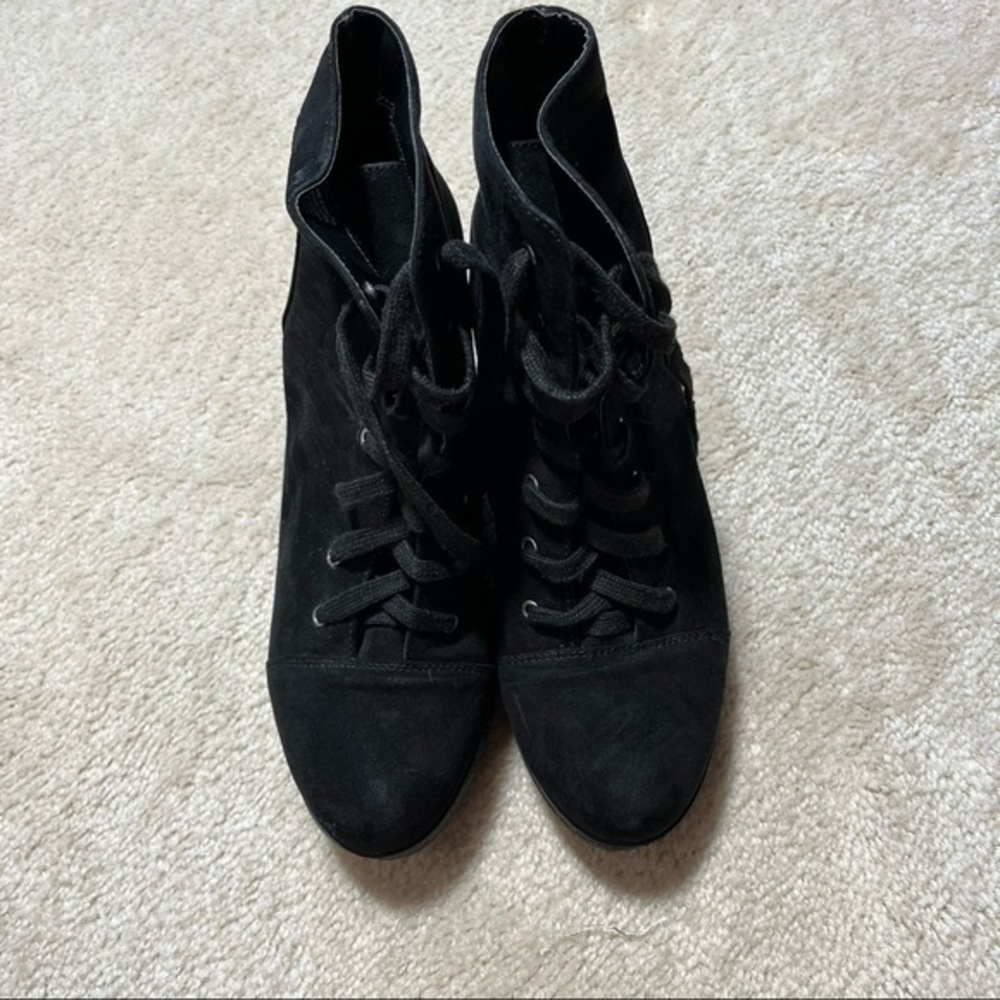 JustFab Black Booties